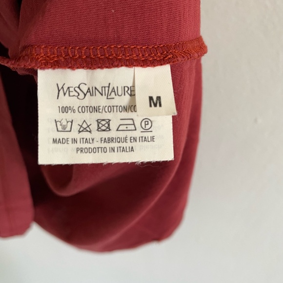 Authentic Yves Saint Laurent Men's Logo Tee (Neo-Vintage) - Picture 3 of 3